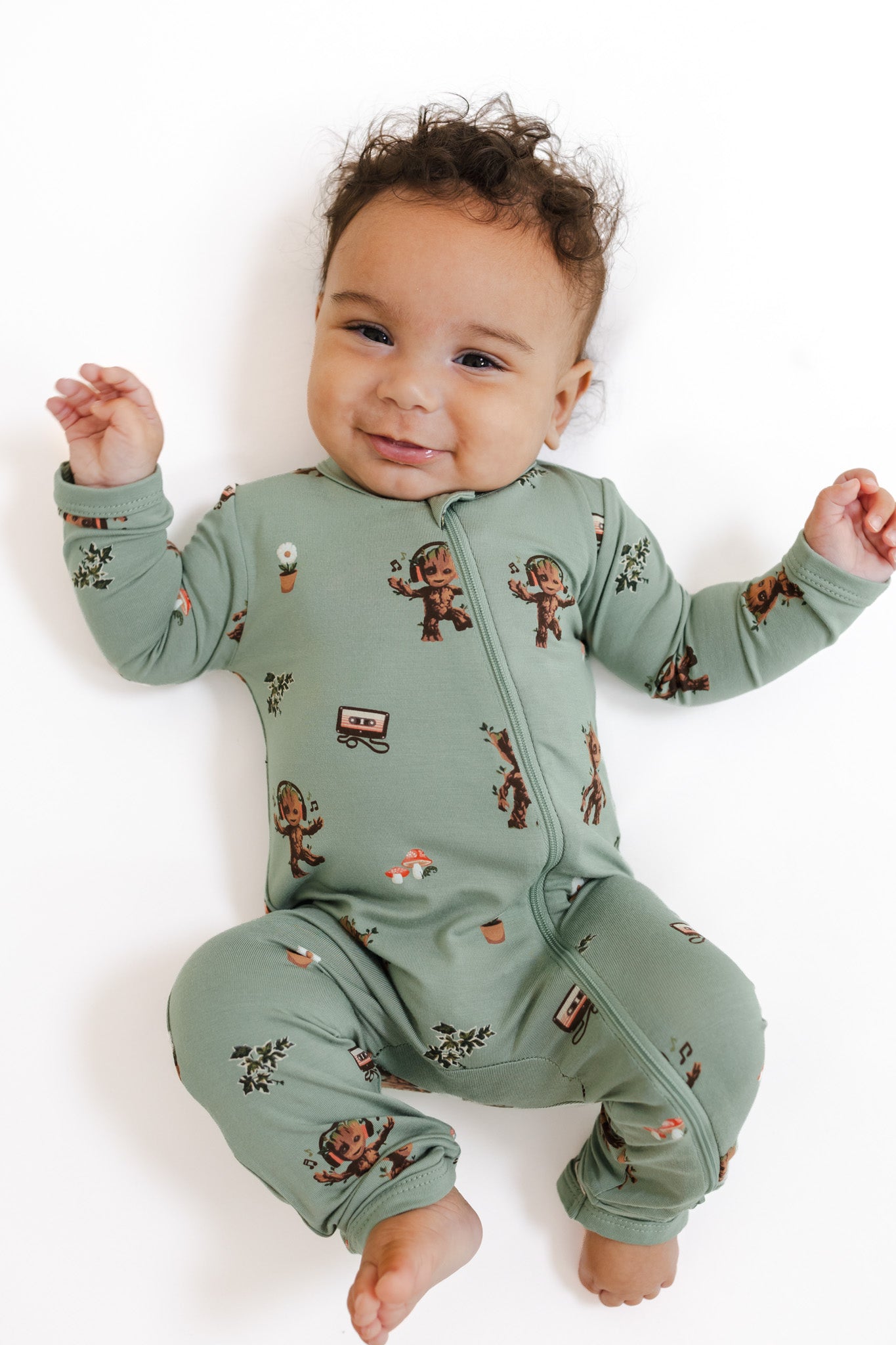 Zippered Romper in Groot - Image 3