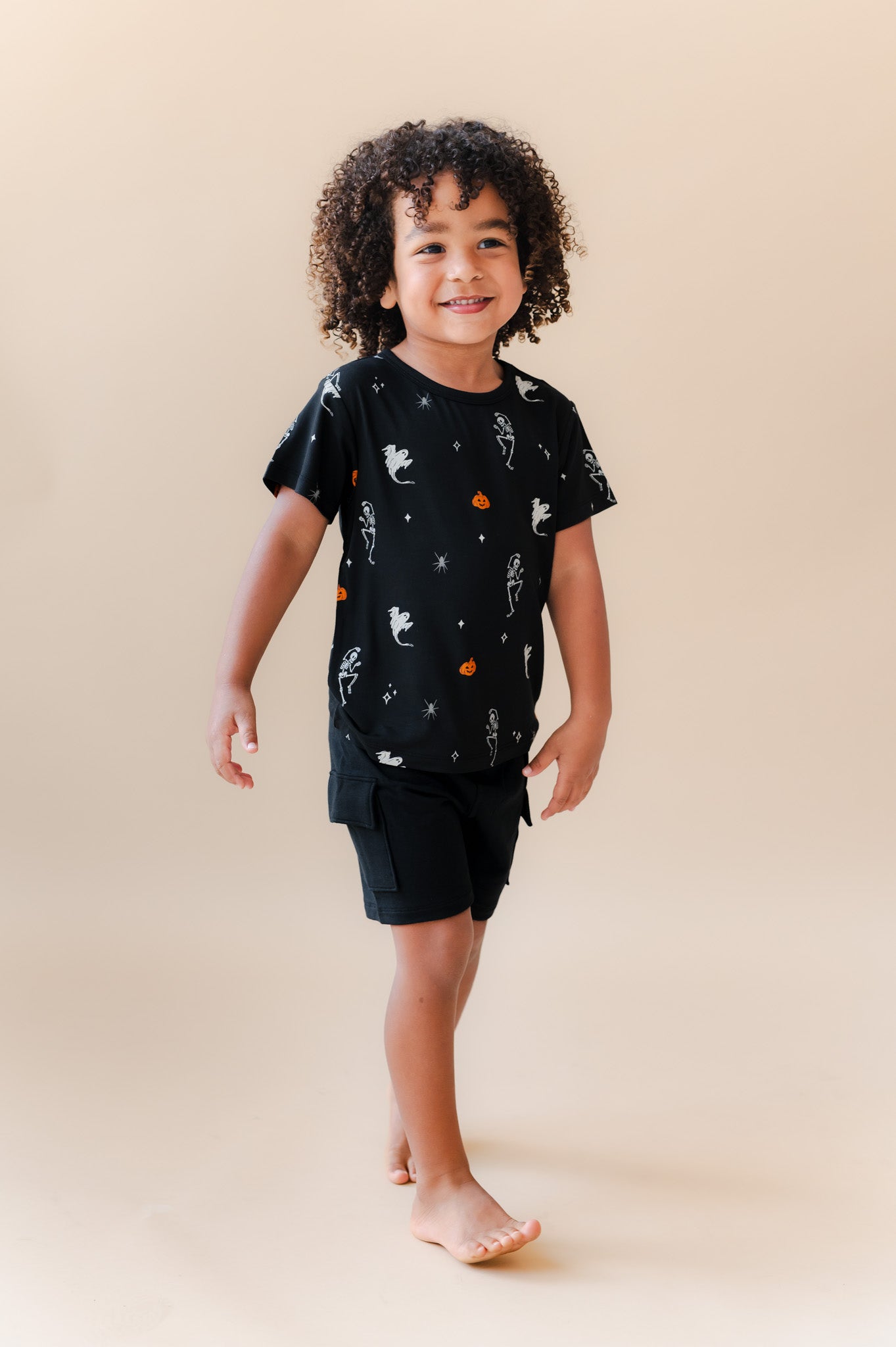 Toddler Basic Tee in Halloween Friends - Image 5