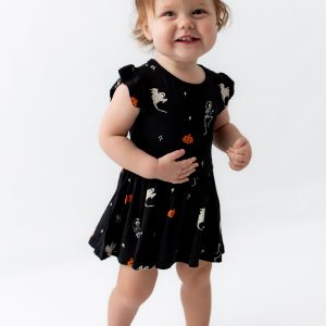 Twirl Bodysuit Dress in Halloween Friends