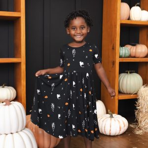 Twirl Dress in Halloween Friends