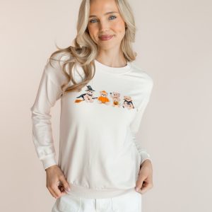 Women's Sweatshirt in Halloween Teddy