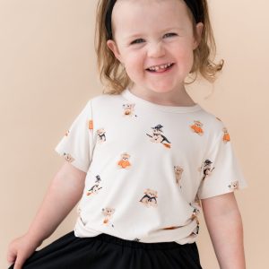 Toddler Basic Tee in Halloween Teddy