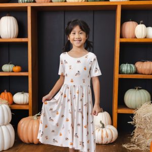 Twirl Dress in Halloween Teddy