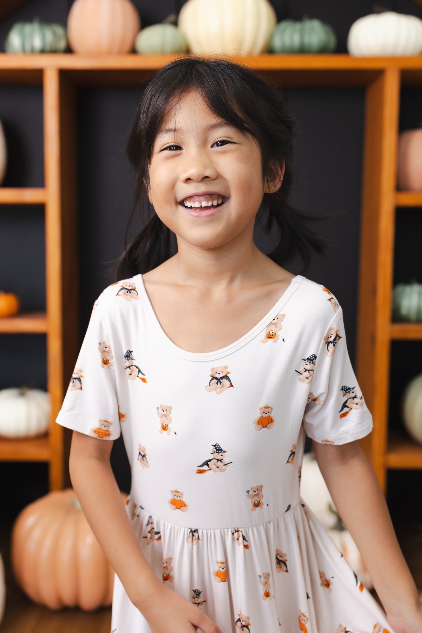 Twirl Dress in Halloween Teddy - Image 5