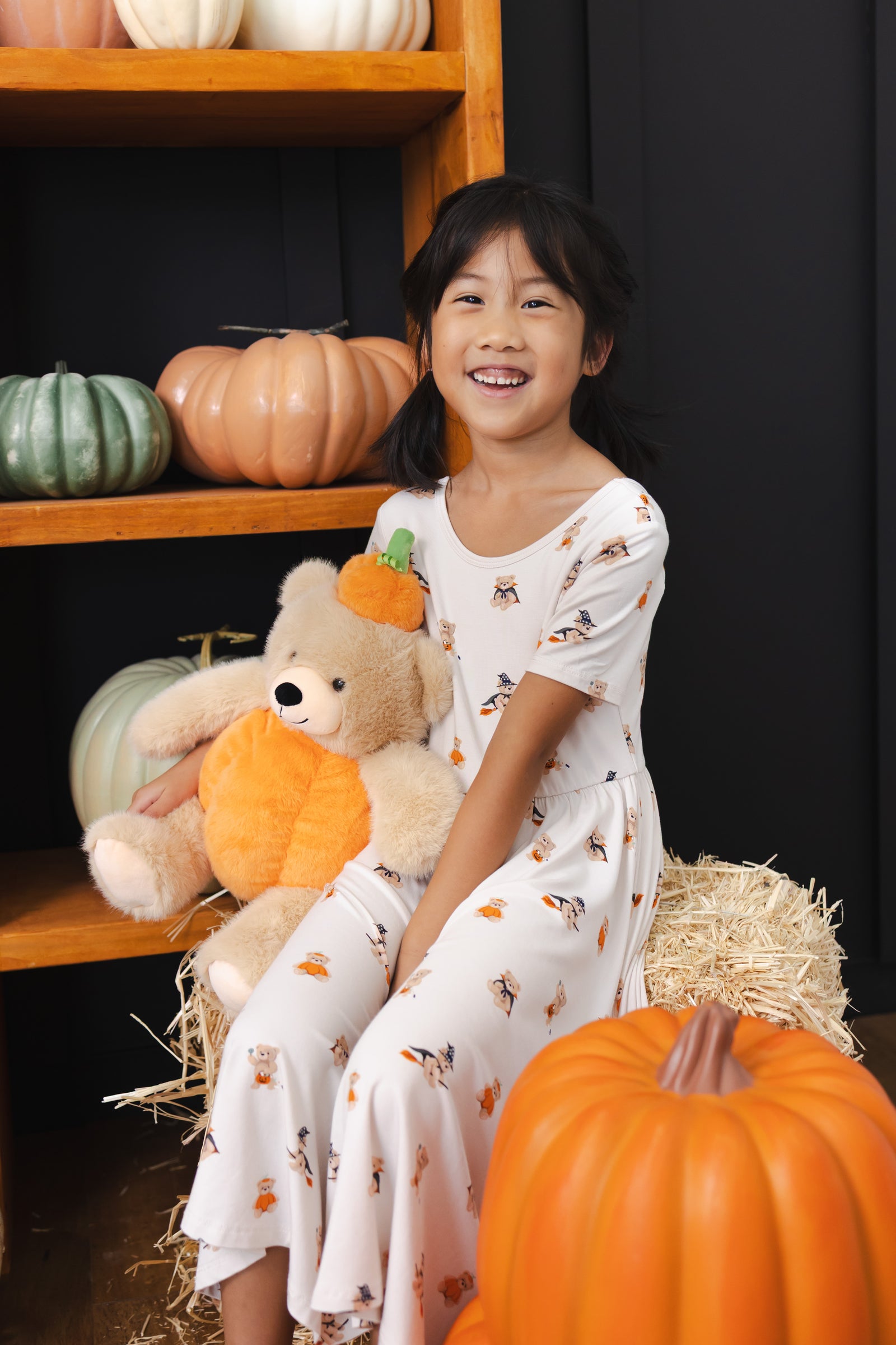 Twirl Dress in Halloween Teddy - Image 3
