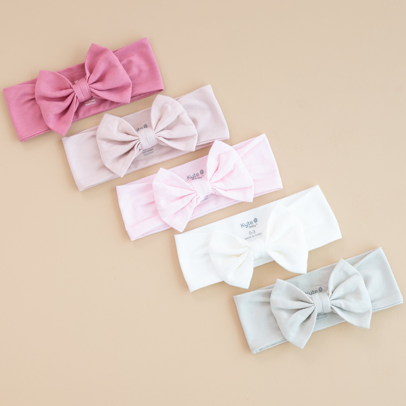 Bow Headband in Blush - Image 3