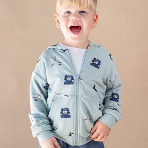 Zip-Up Hoodie in Vintage Hockey