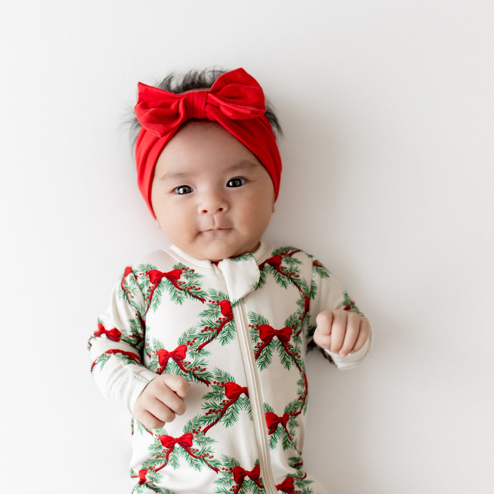 Bow Headband in Cardinal - Image 6