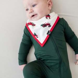 Bib in Holiday Tree Farm