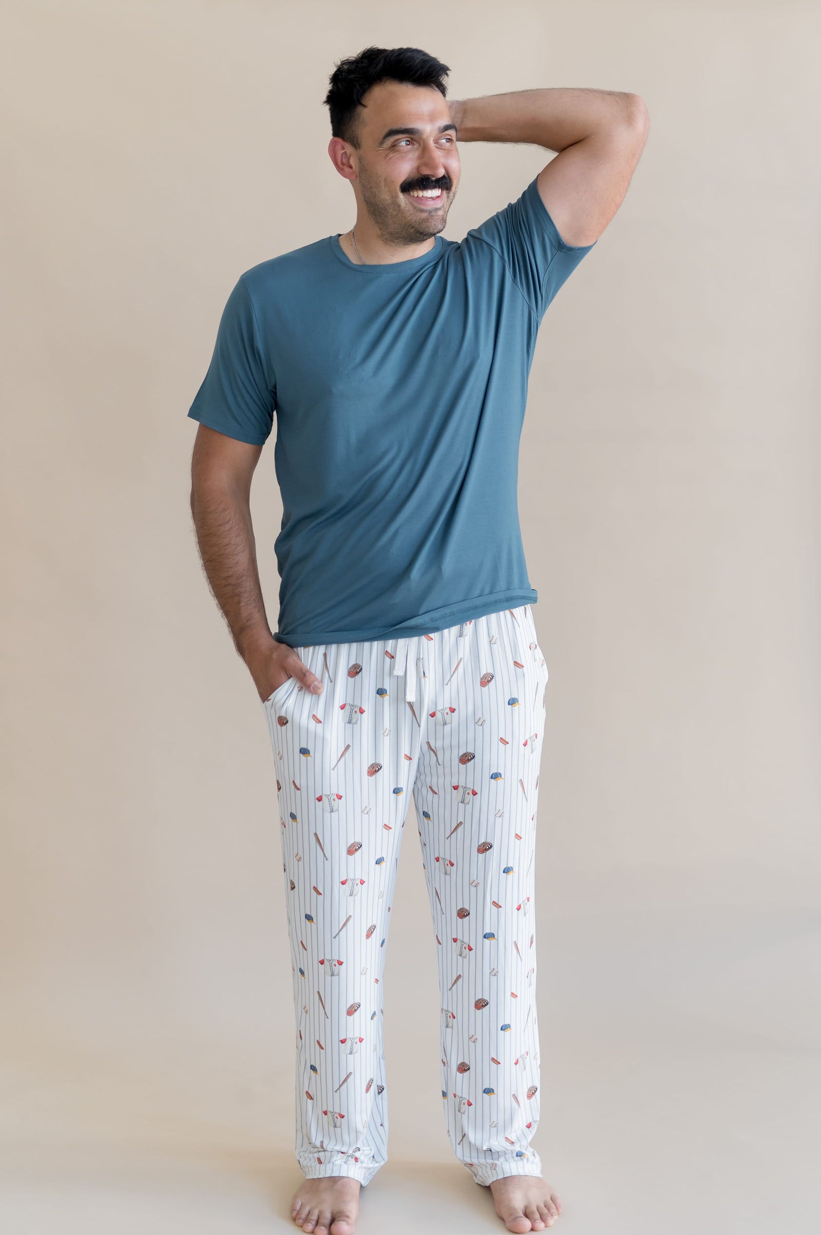 Men's Lounge Pants in Home Run - Image 4
