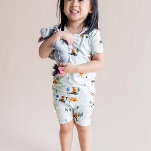 Short Sleeve Pajamas in Winnie the Pooh Hundred Acre Wood