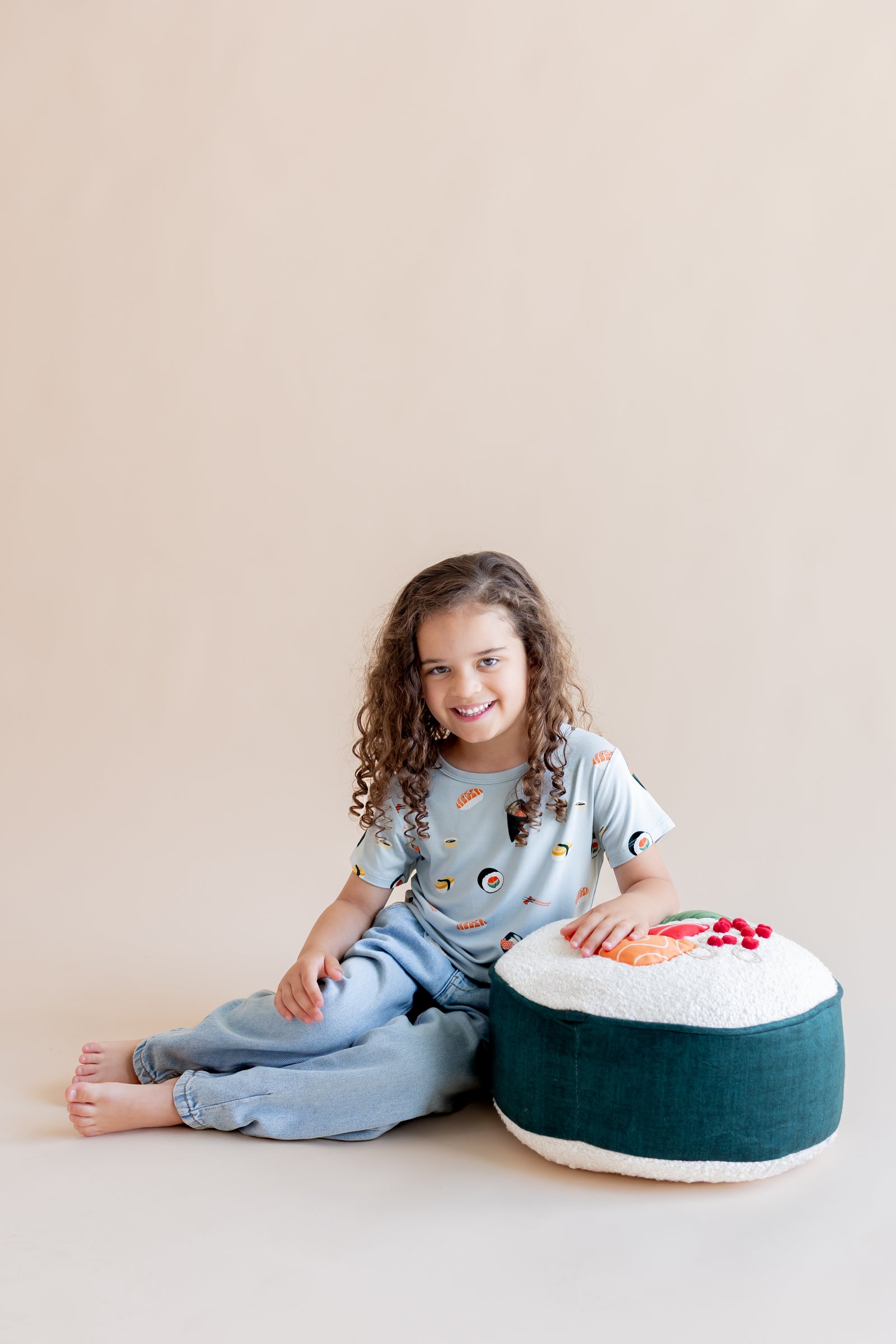 Toddler Basic Tee in Ice Sushi - Image 4