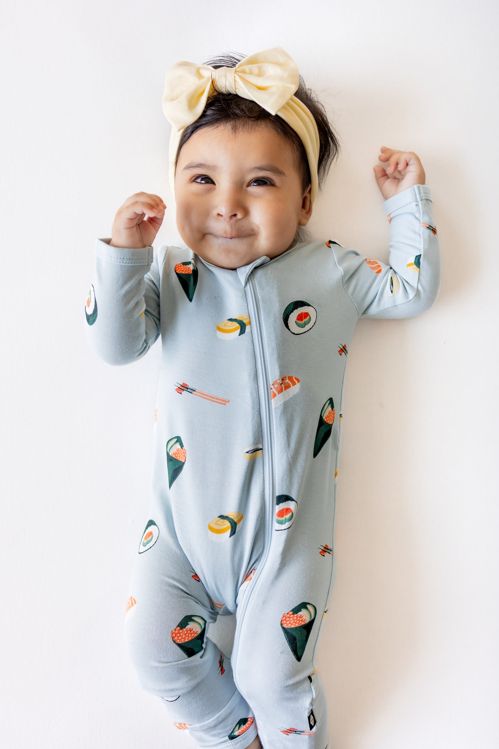 Zippered Romper in Ice Sushi - Image 3