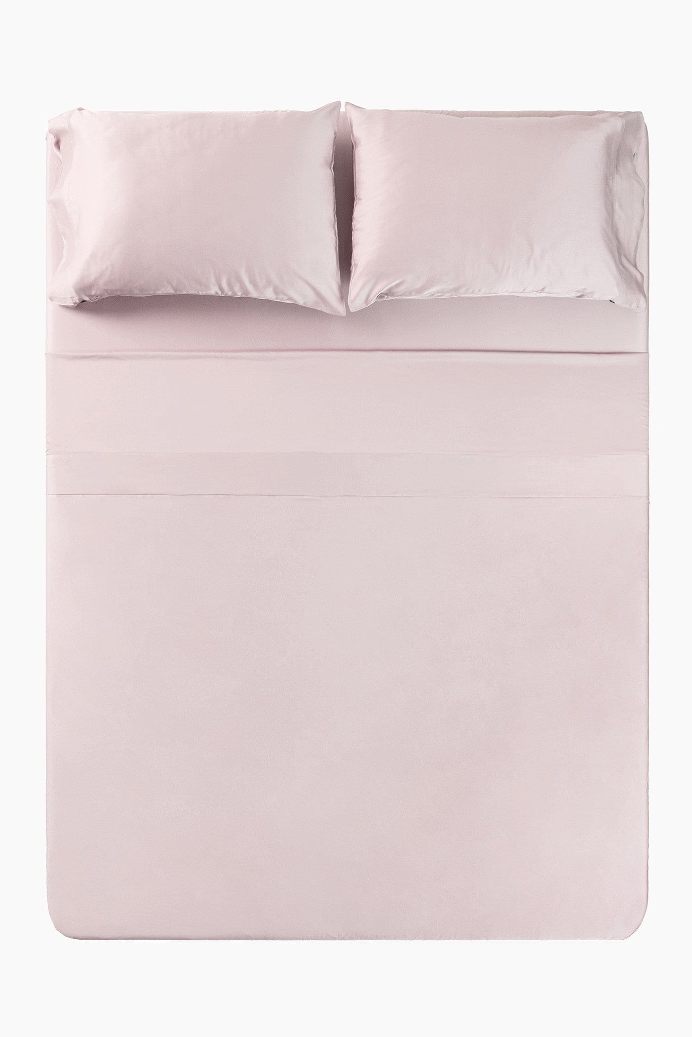 Bamboo Sateen Sheet Set in Rose Quartz - Image 8