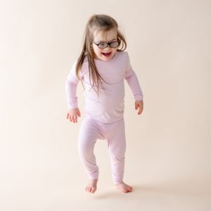 Long Sleeve Pajamas in Thistle