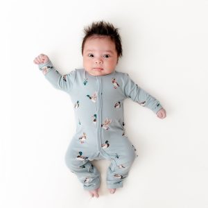 Romper in Mallard Duck