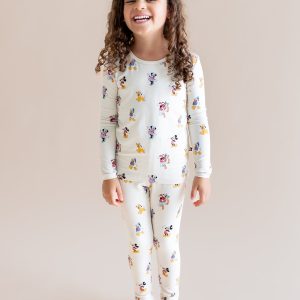 Long Sleeve Pajamas in Mickey Mouse & Friends