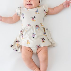 Twirl Bodysuit Dress in Mickey Mouse and Friends