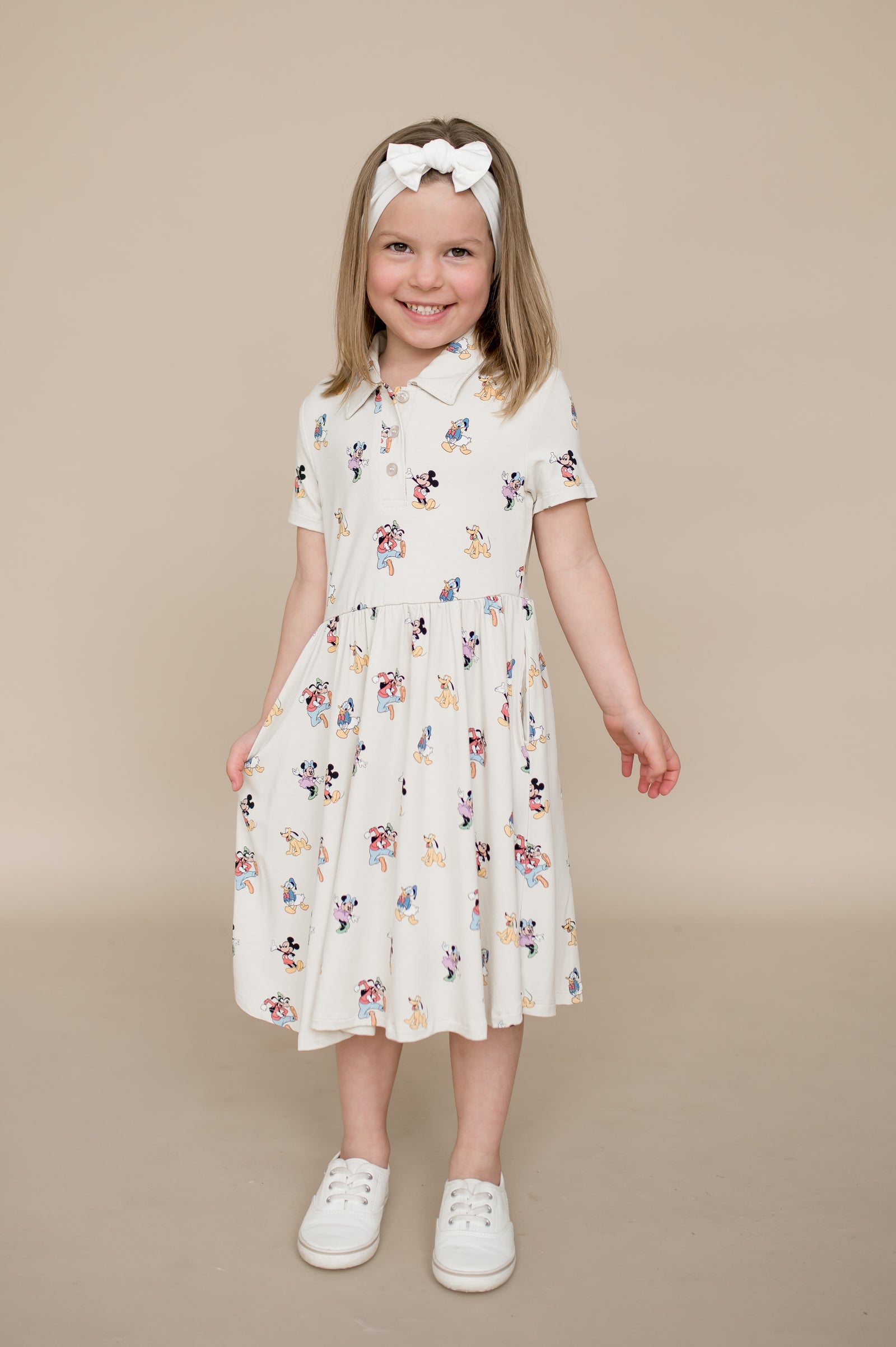 Polo Dress in Mickey Mouse and Friends - Image 5