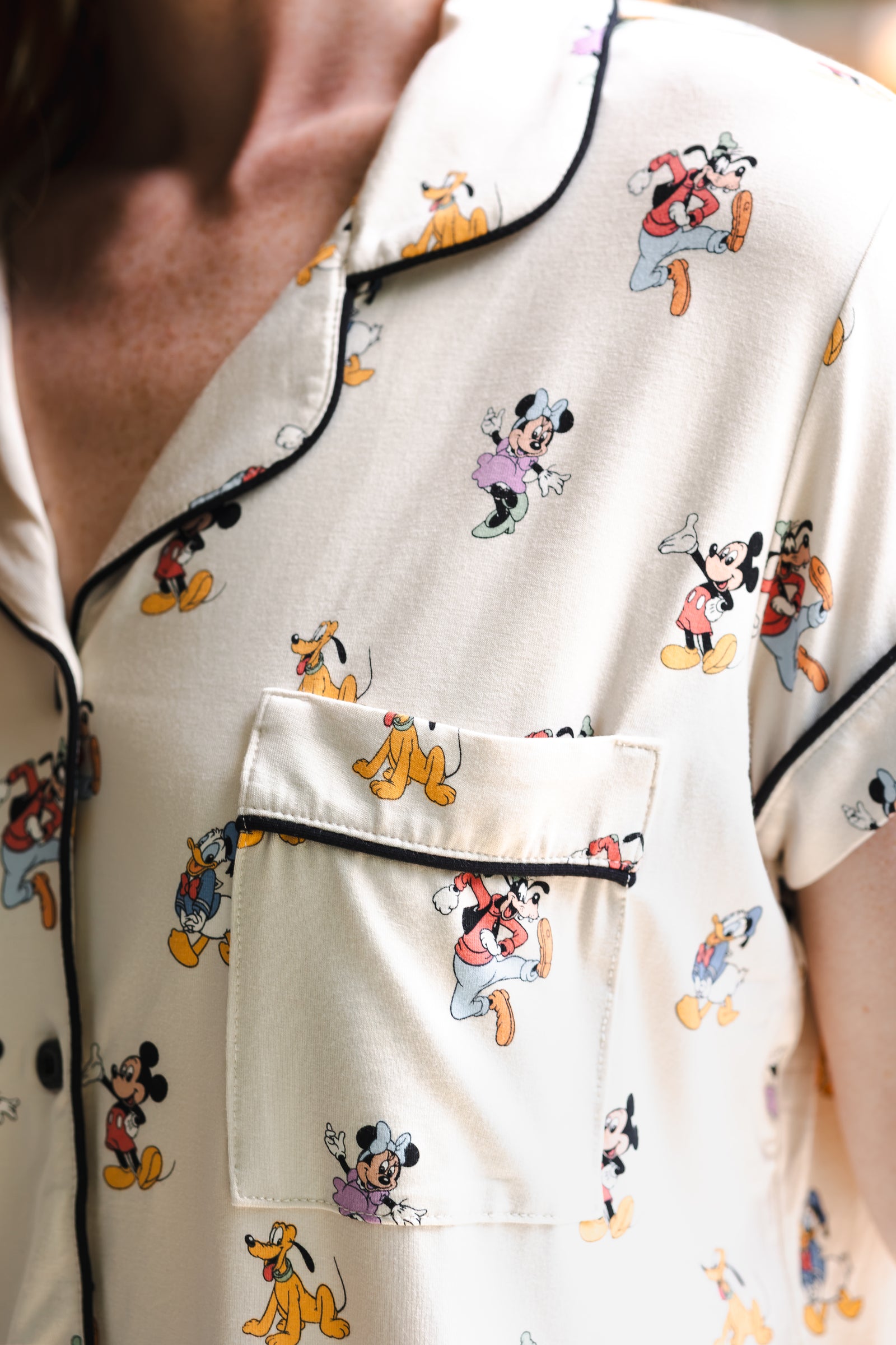 Women's Short Sleeve Pajama Set in Mickey Mouse & Friends - Image 2