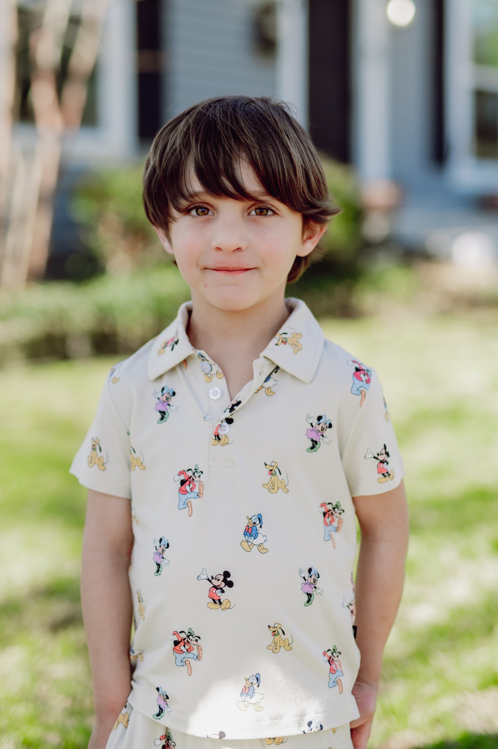 Toddler Short Sleeve Polo in Mickey Mouse and Friends - Image 5
