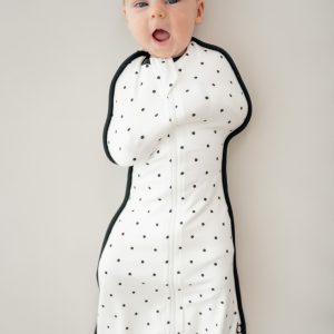Swaddle Bag in Midnight Polka Dot 0.5
