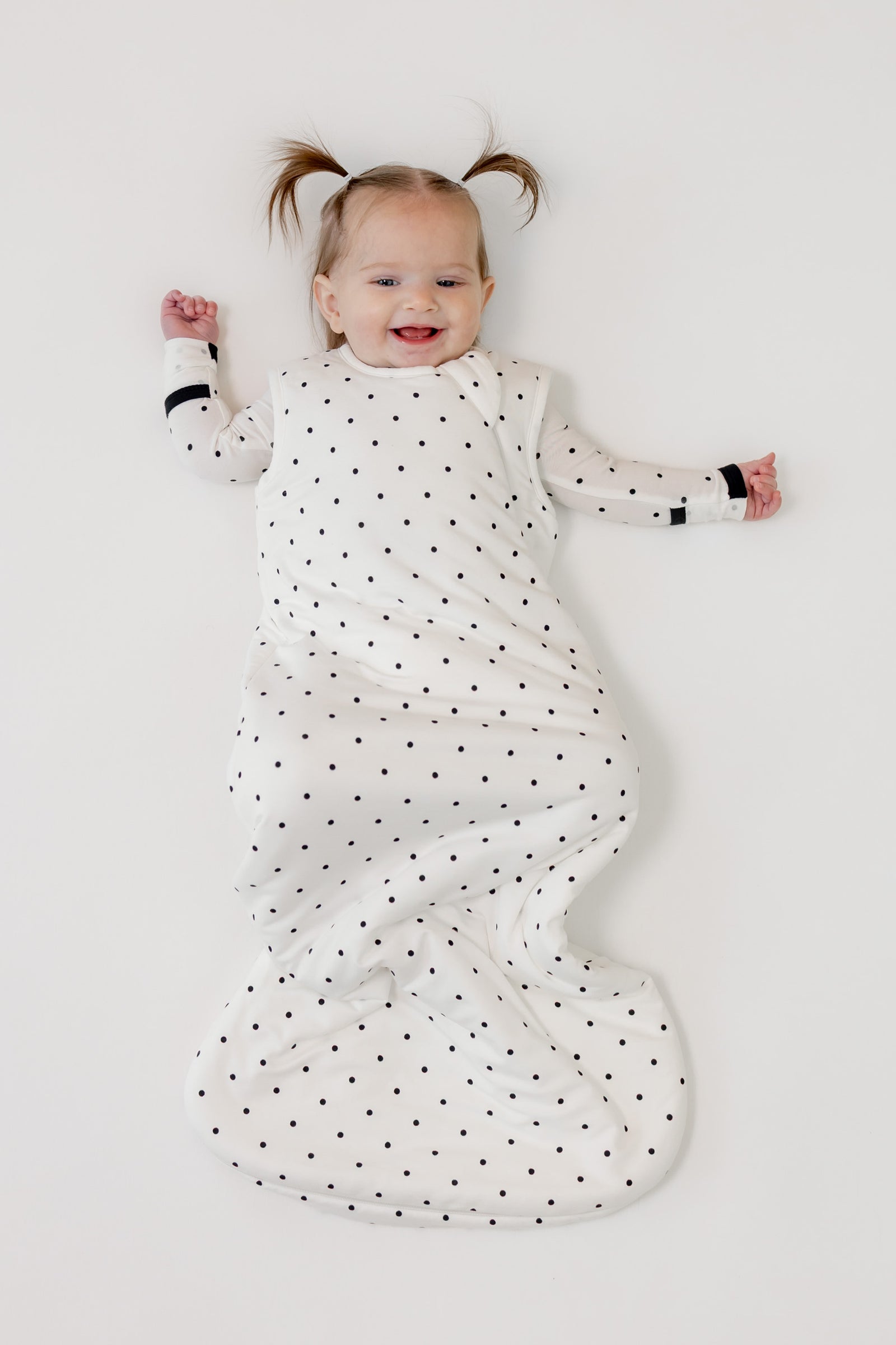Sleep Bag in Midnight Polka Dot 1.0 - Image 4