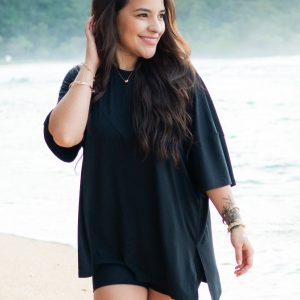 Women’s Biker Short Set in Midnight