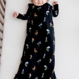Sleep Bag in Midnight Wildflower 1.0