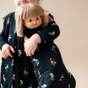 Baby Doll Sleep Bag in Midnight Wildflower