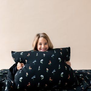 Standard Pillowcase in Midnight Wildflower