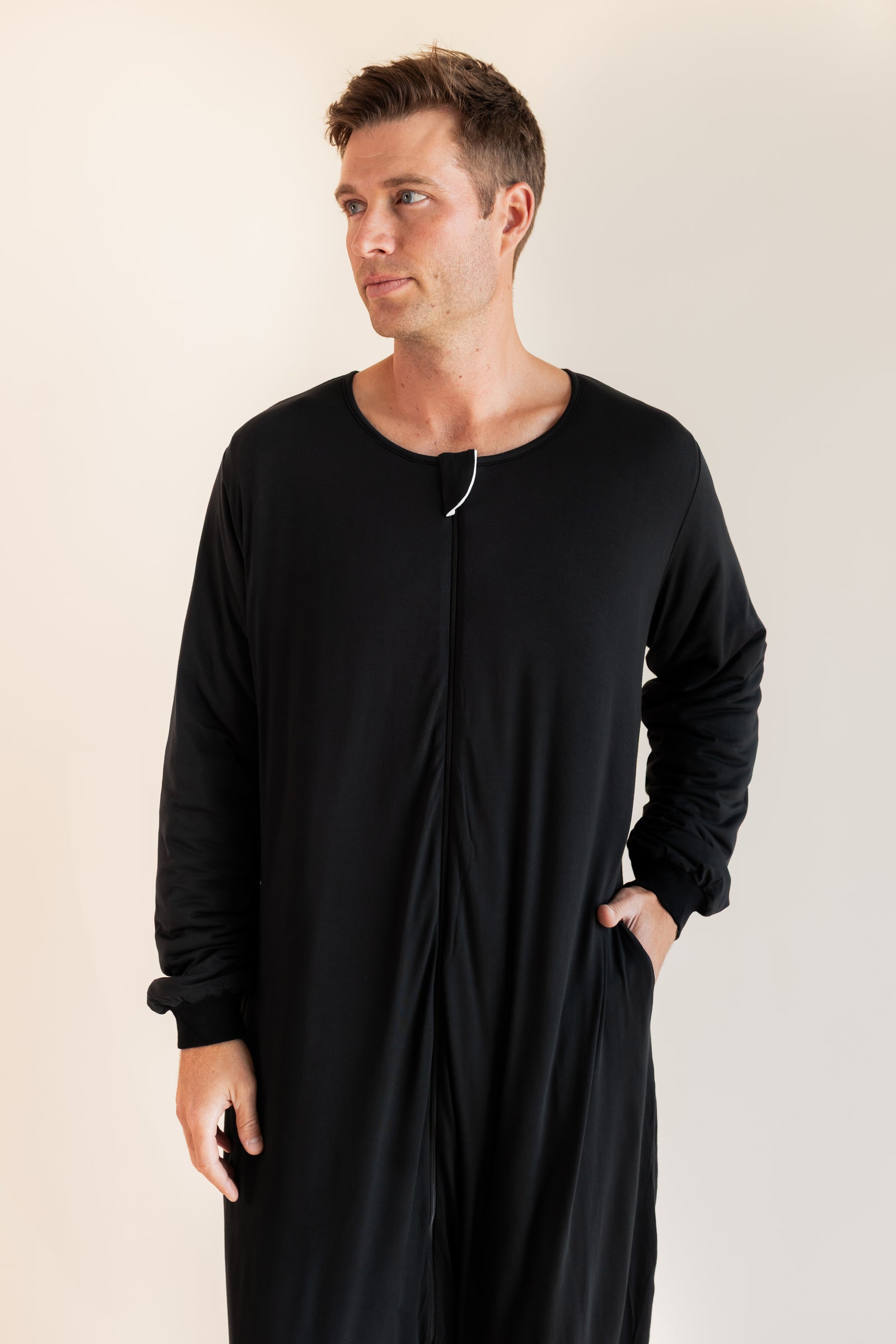 Long Sleeve Adult Sleep Bag Walker in Midnight - Image 2