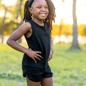 Tank Jogger Set in Midnight