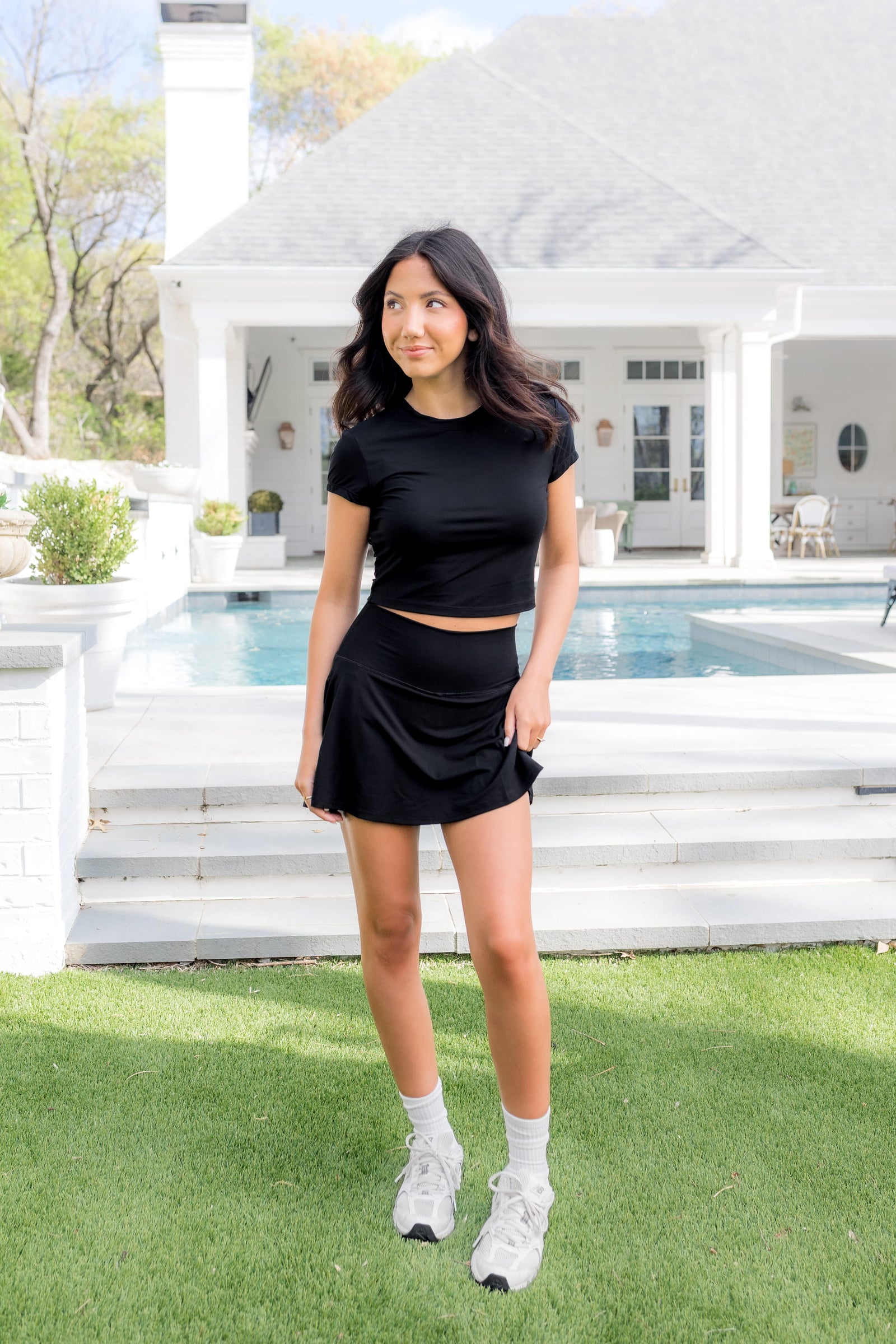 Bamboo Flex Baby Tee in Midnight - Image 3