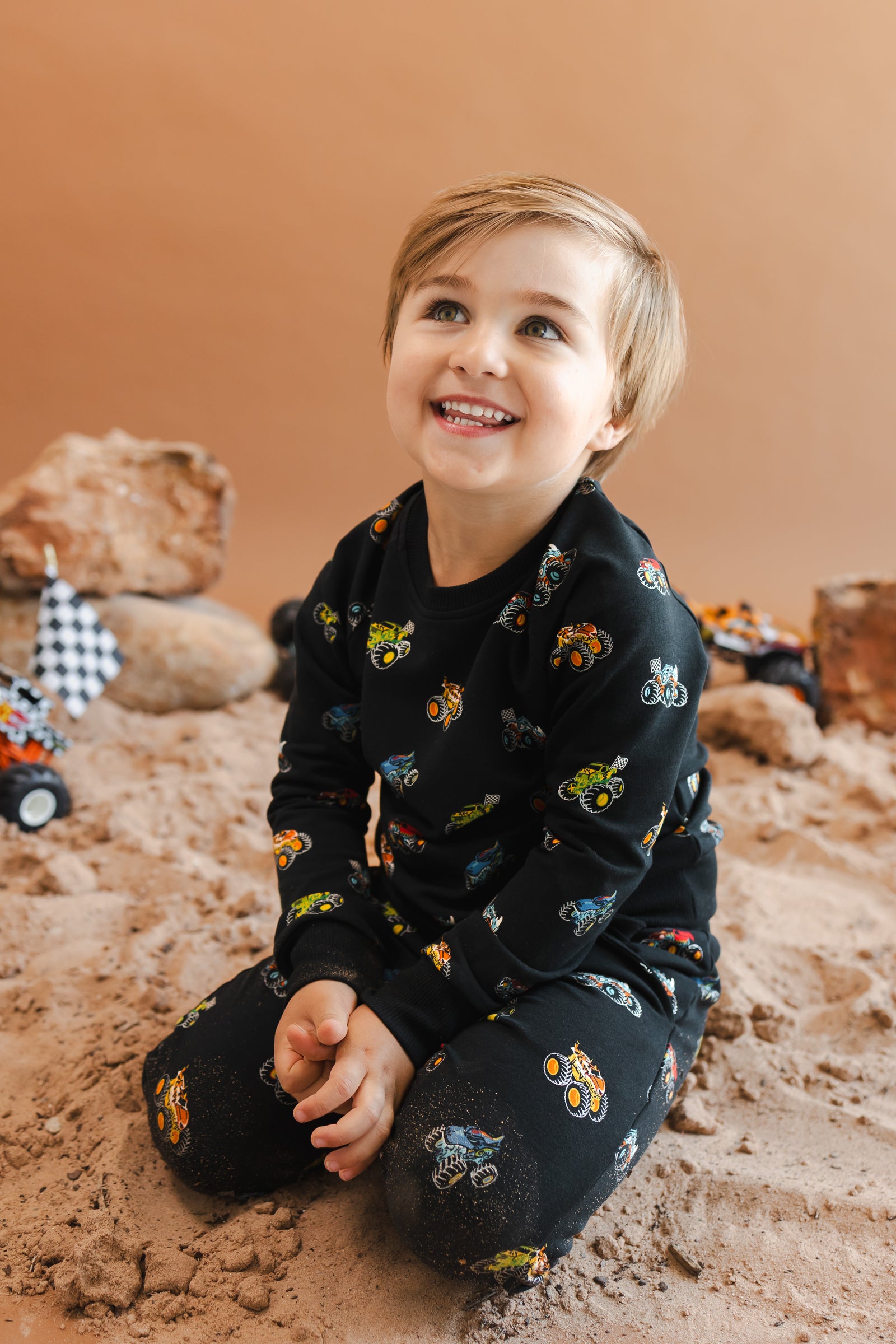 Long Sleeve Jogger Set in Monster Truck - Image 3