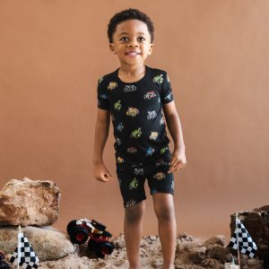 Short Sleeve Pajamas in Monster Truck