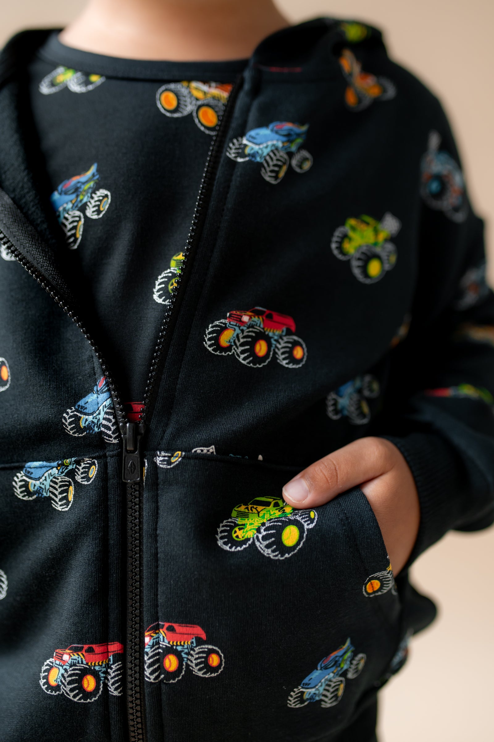Zip-Up Hoodie in Monster Truck - Image 4