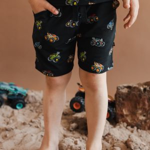 Drawstring Short in Monster Truck