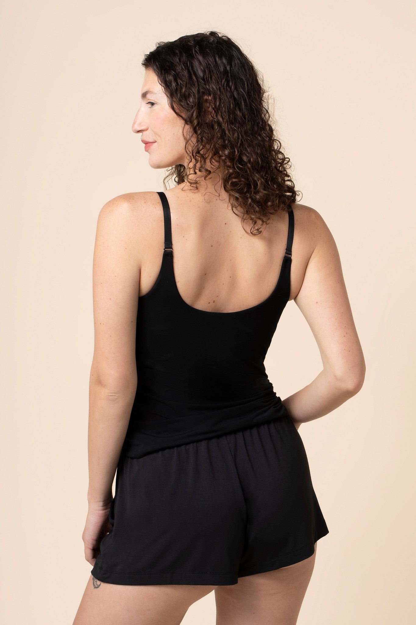 Women's Nursing Tank in Midnight - Image 3