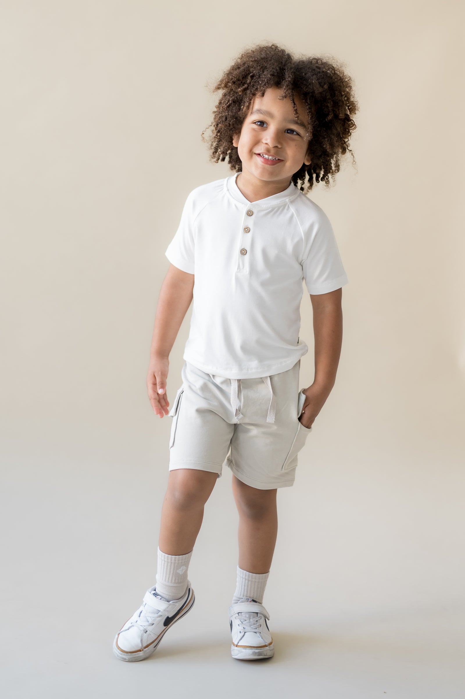 Cargo Short in Oat - Image 3