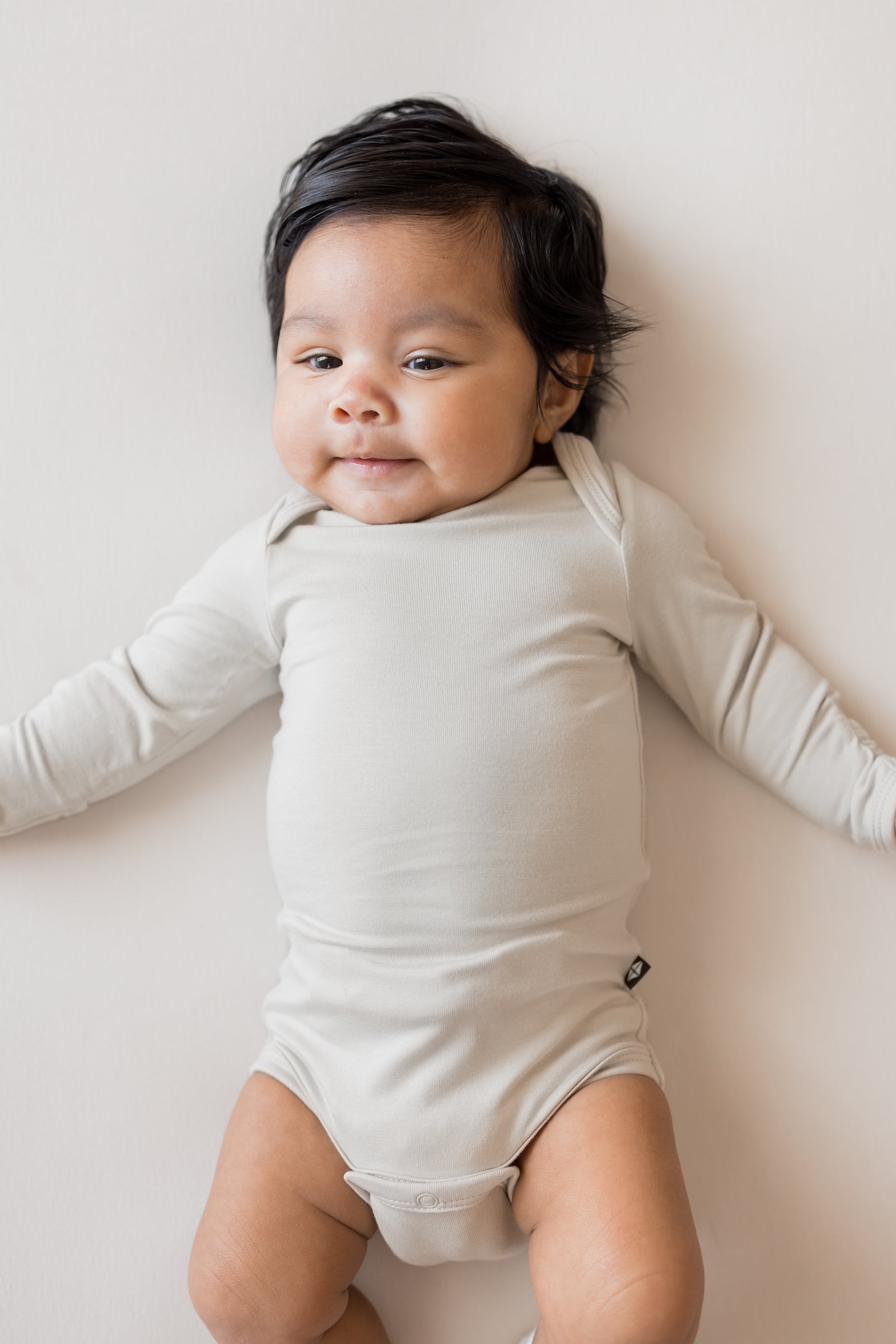 Long Sleeve Bodysuit in Oat - Image 5