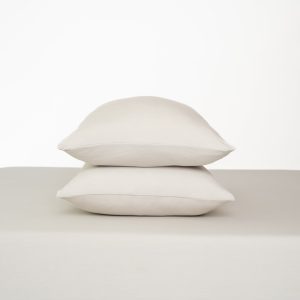 Fitted Sheet with Pillowcases in Oat