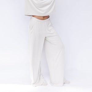 Women's Wide Leg Pant in Oat