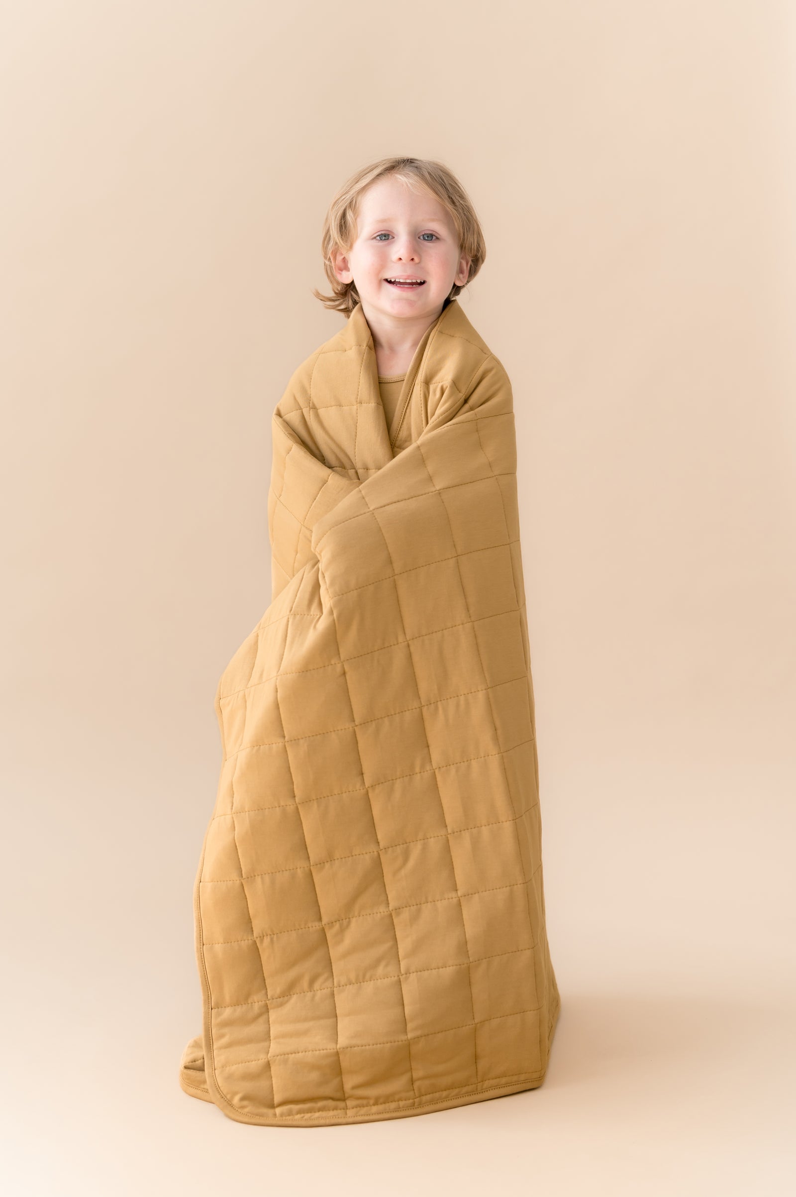 Toddler Blanket in Ochre 2.5 - Image 3