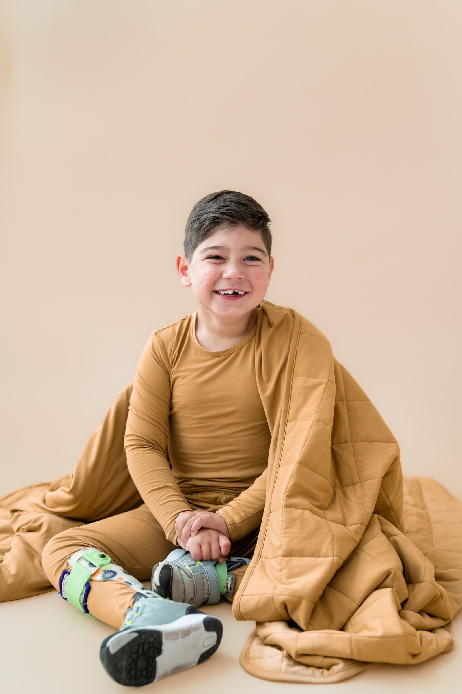 Youth Blanket in Ochre 2.5 - Image 3