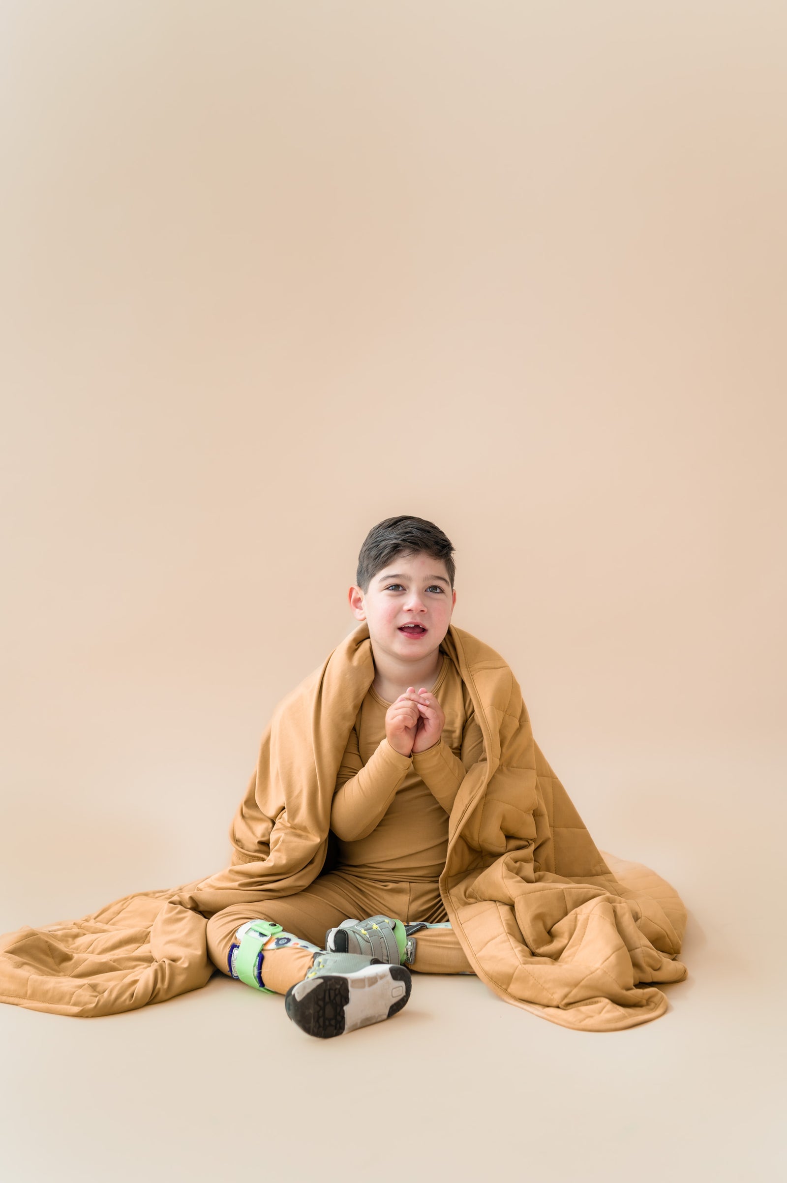 Youth Blanket in Ochre 2.5 - Image 5