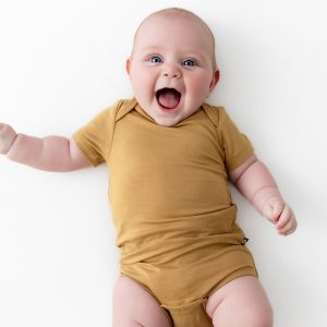 Bodysuit in Ochre