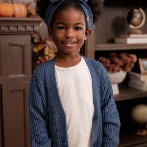 Chunky Knit Oversized Cardigan in Oxford