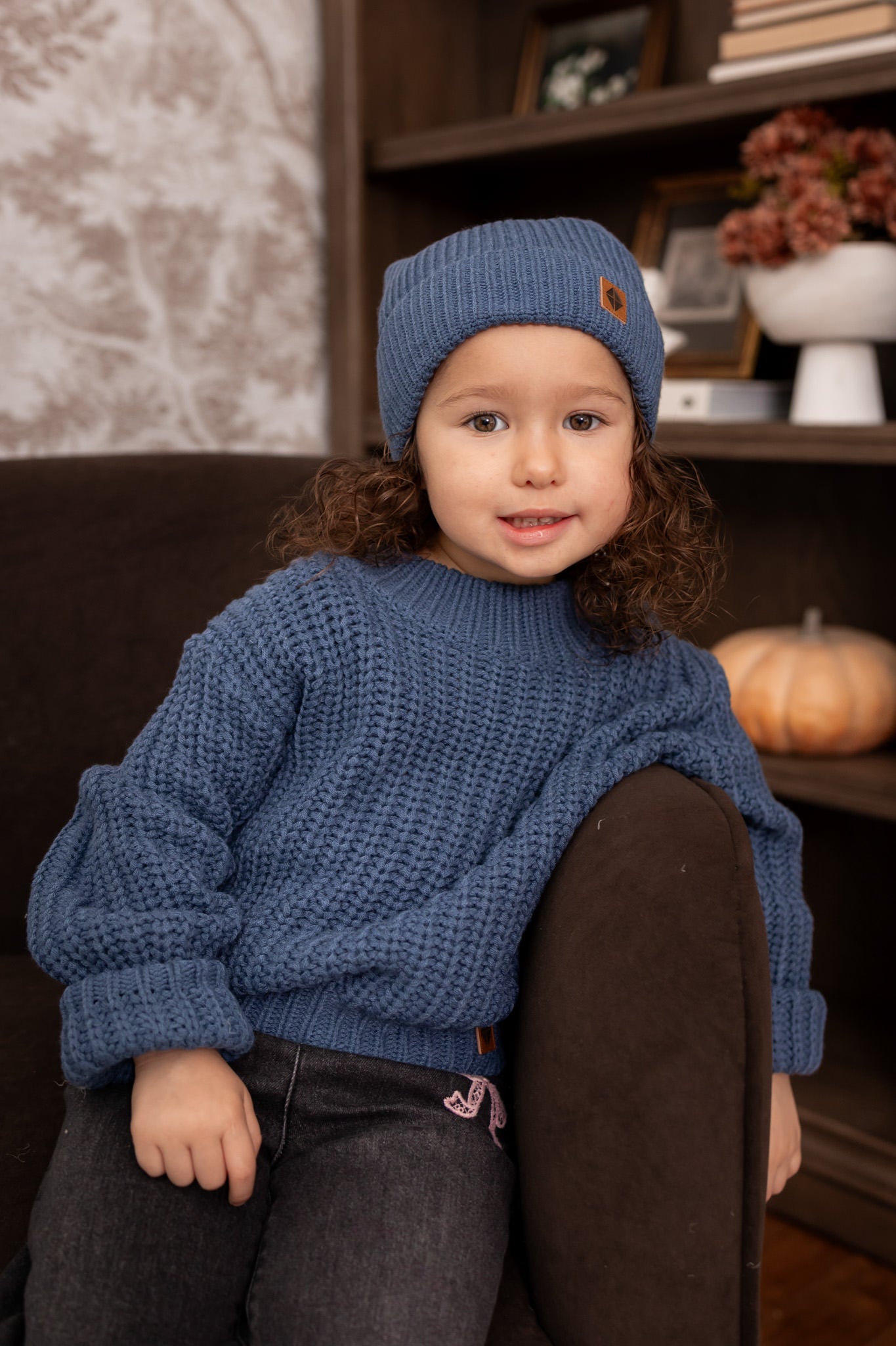 Chunky Knit Sweater in Oxford - Image 4