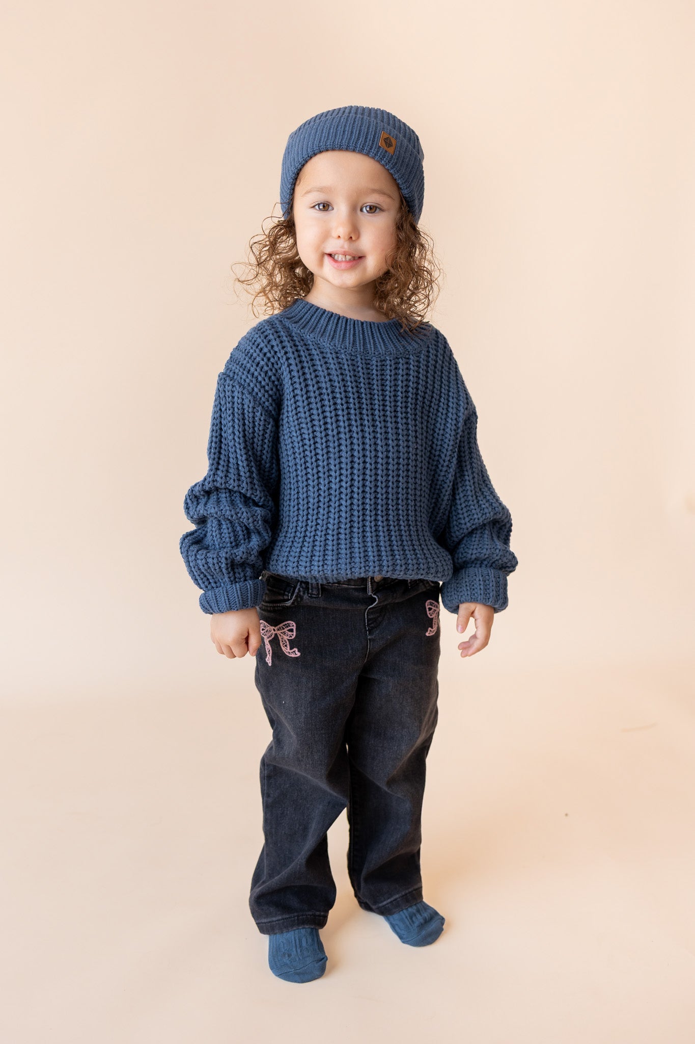 Chunky Knit Sweater in Oxford - Image 8